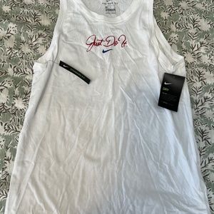 White Nike Women’s Tank M